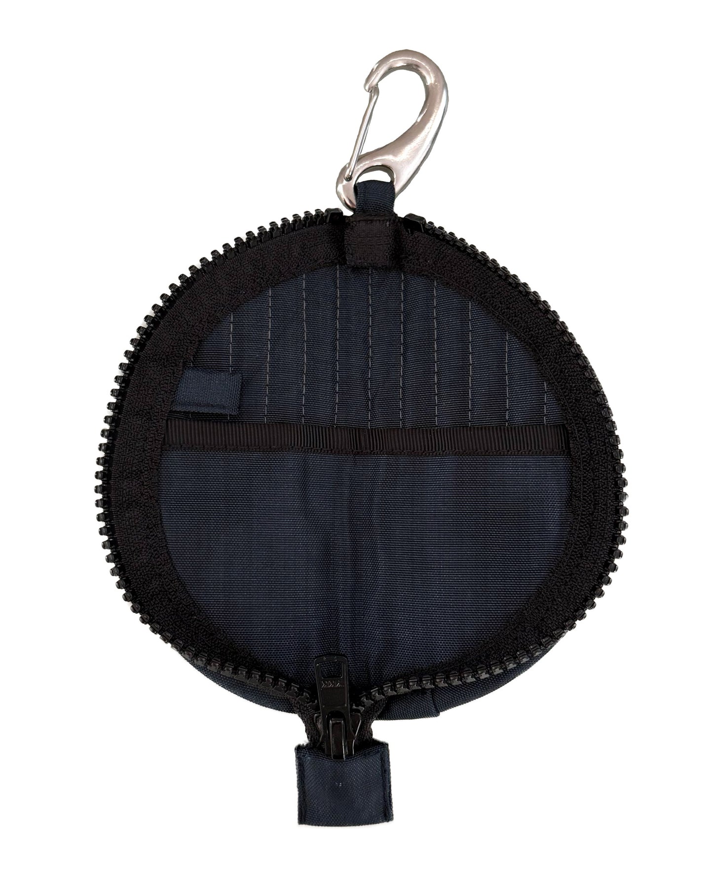 Half Moon Pouch - French Navy Shot Nylon/Felt