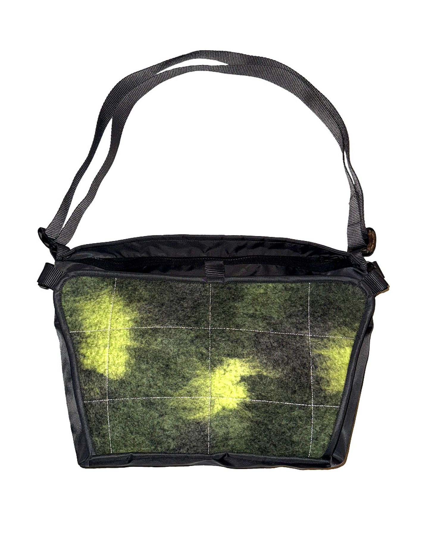 Messenger Bag - Green/Charcoal Wet Felt/Twill Nylon