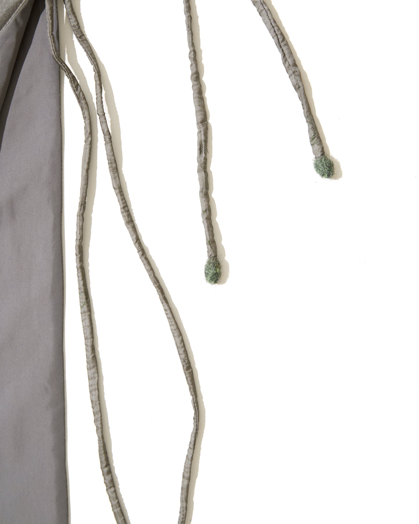 Grid Side Tie Dress - Grape Leaf Ripstop Nylon