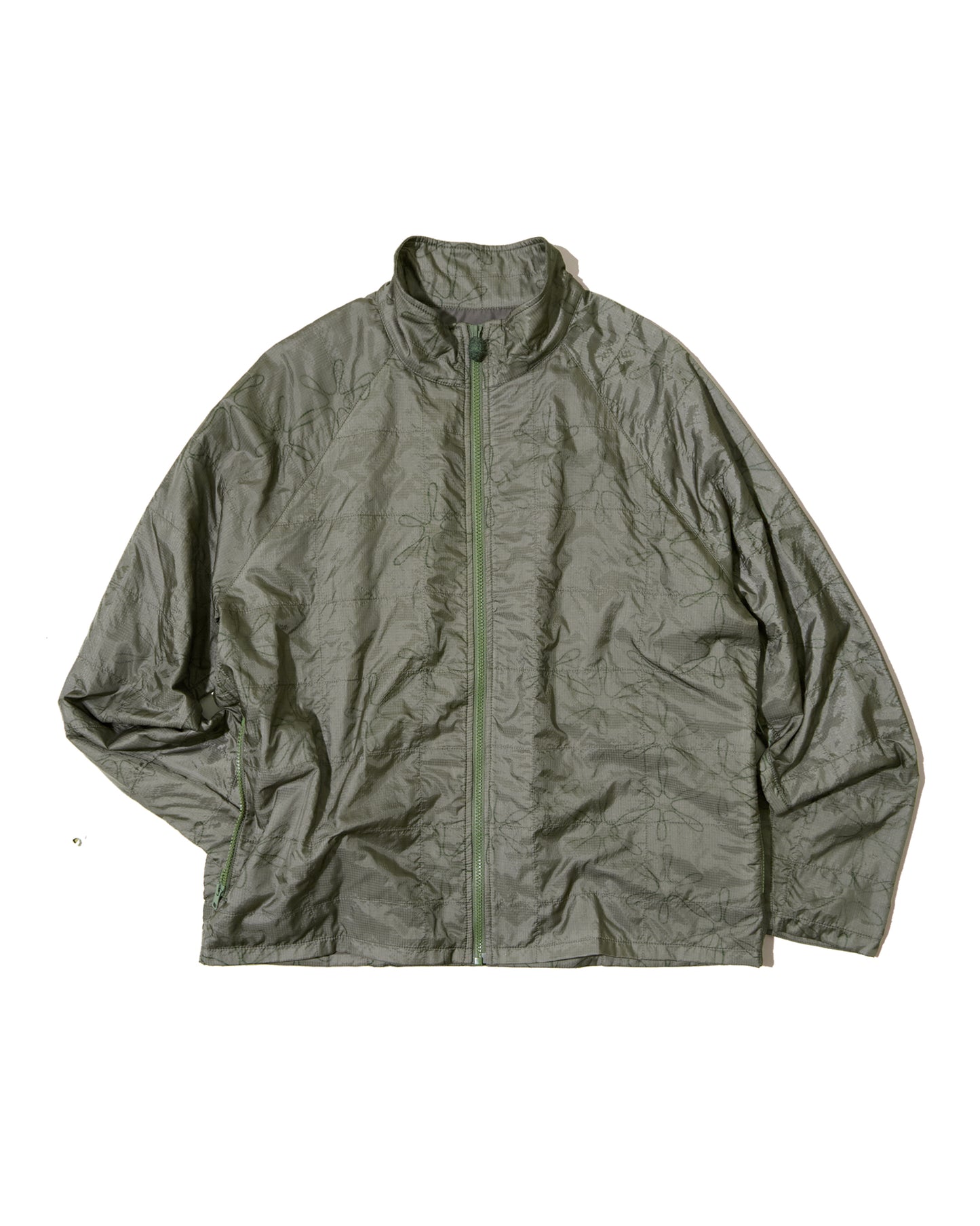 Grid Zip-Up - Grape Leaf Ripstop Nylon