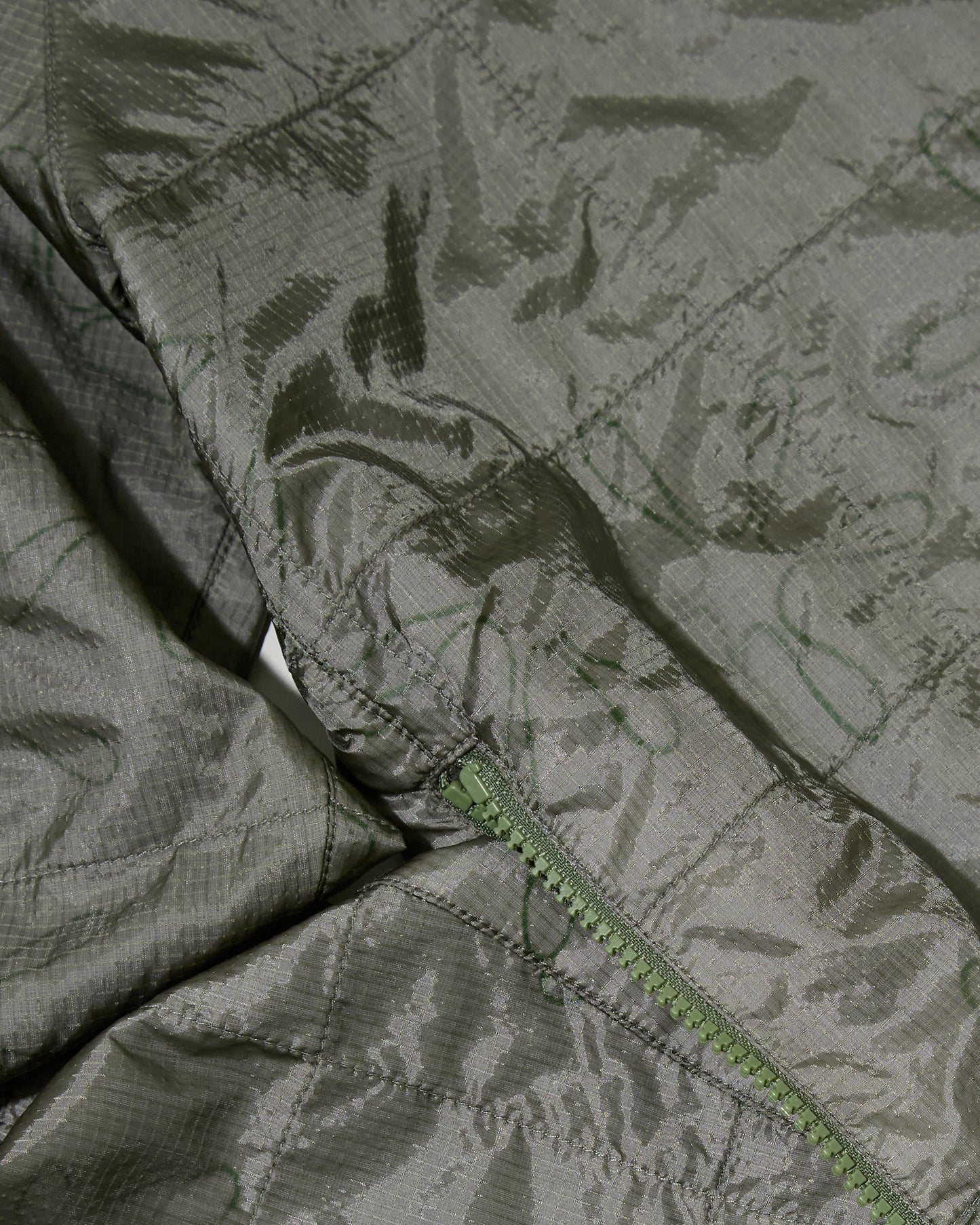 Grid Zip-Up - Grape Leaf Ripstop Nylon