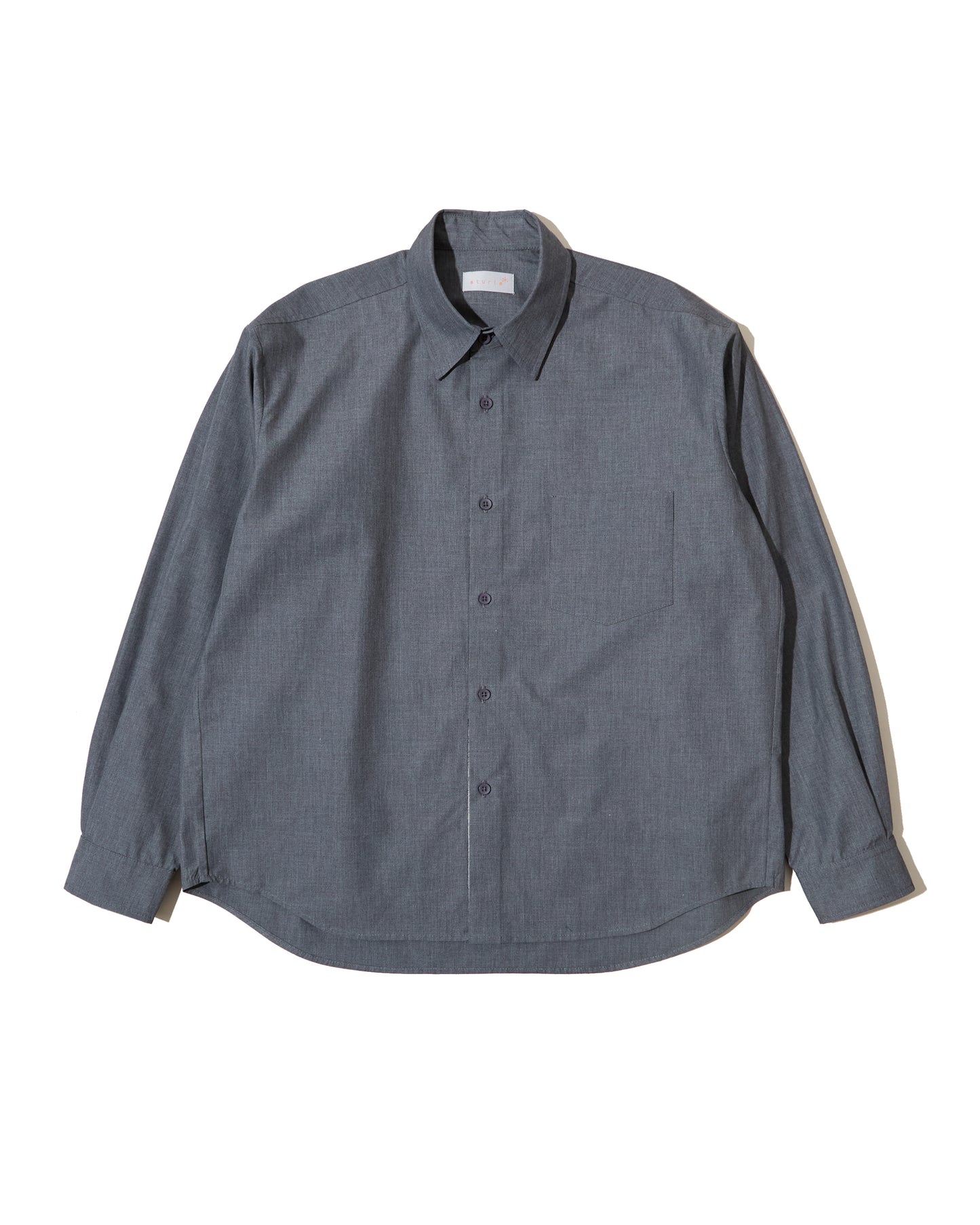 L/S Button Up Shirt - Iron Gate Technical Cotton Canvas