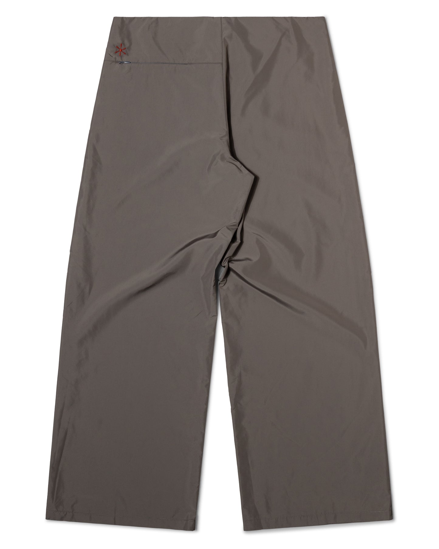 Curve Closure Trousers - Mushroom Grey Nylon