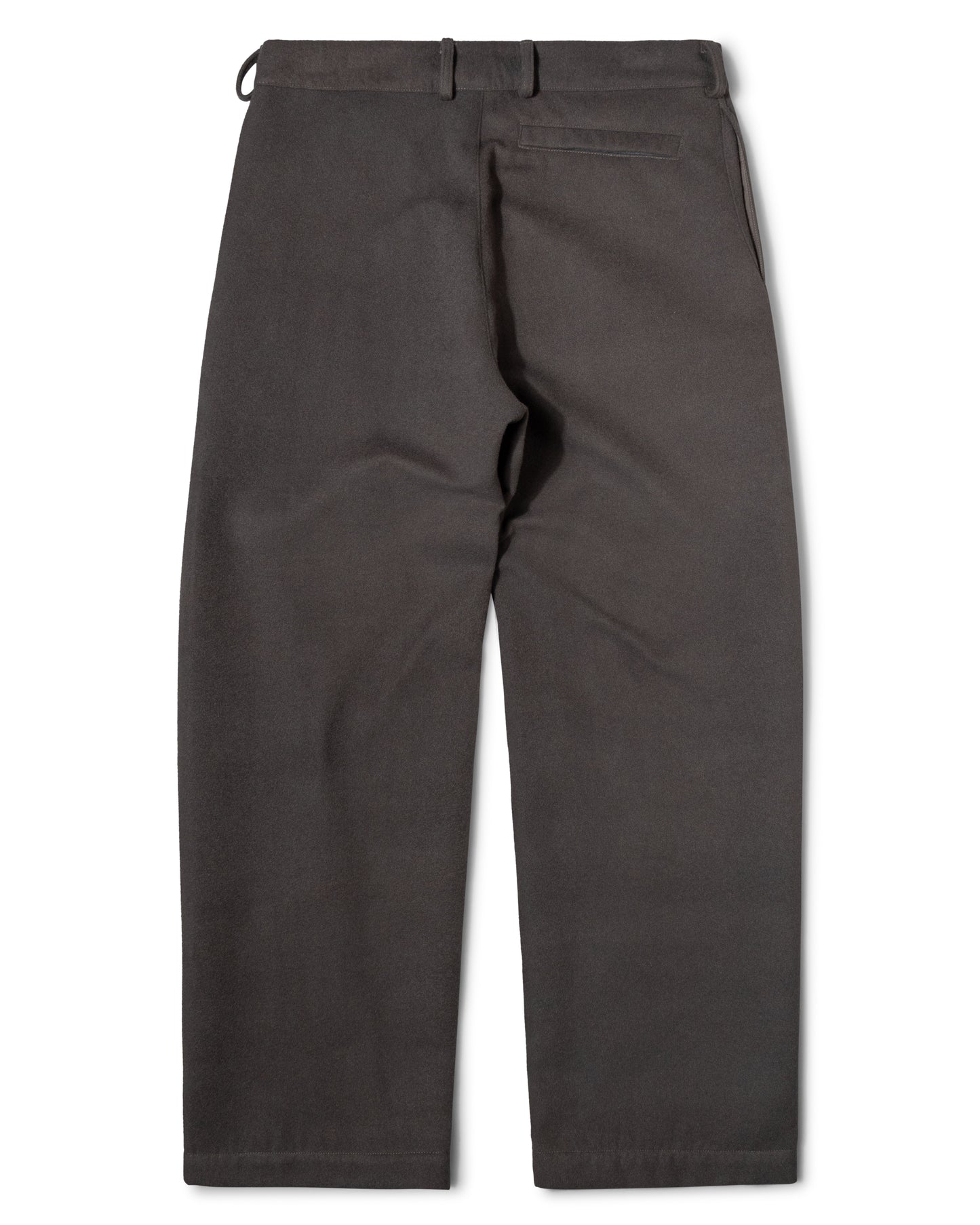 Twisted Seam Trousers - Double Grey Fuzzy Two Faced