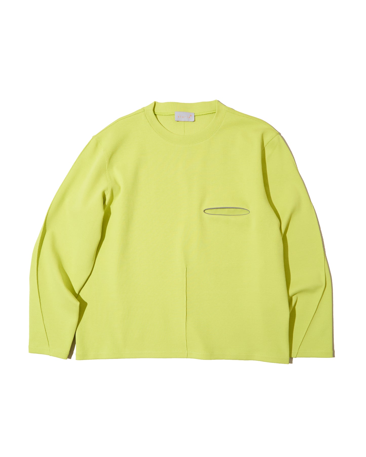 Men's Incision L/S - Acid Yellow Pique Jersey