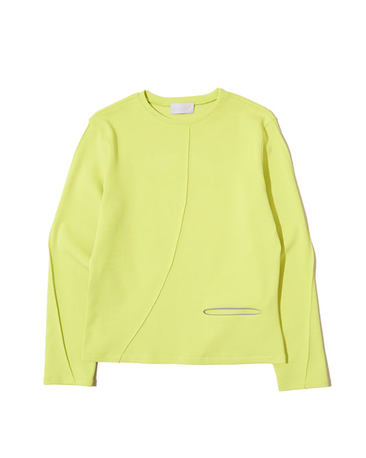 Women's Incision L/S - Acid Yellow Pique Jersey