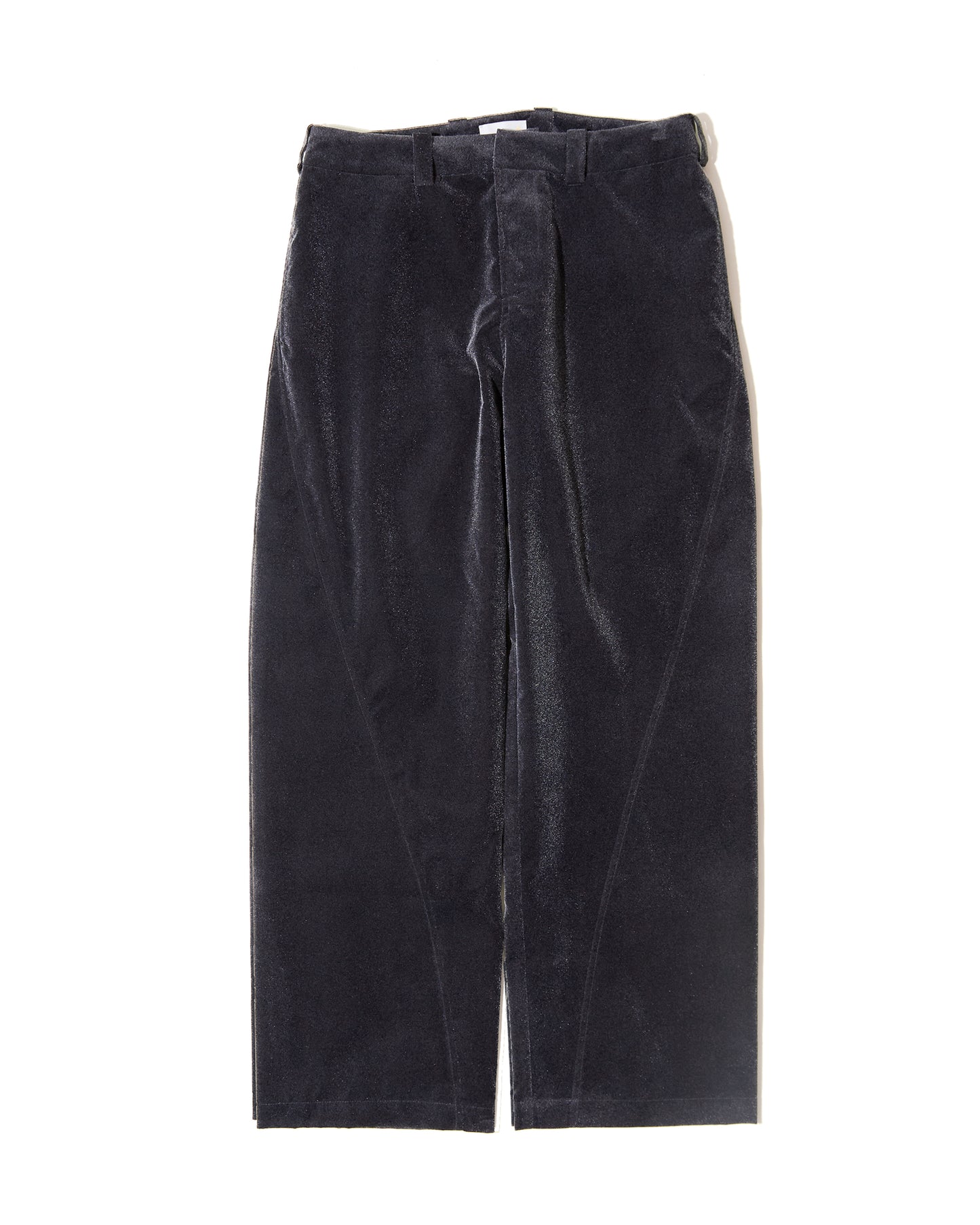 Twisted Seam Trousers - Charcoal Flocked Nylon