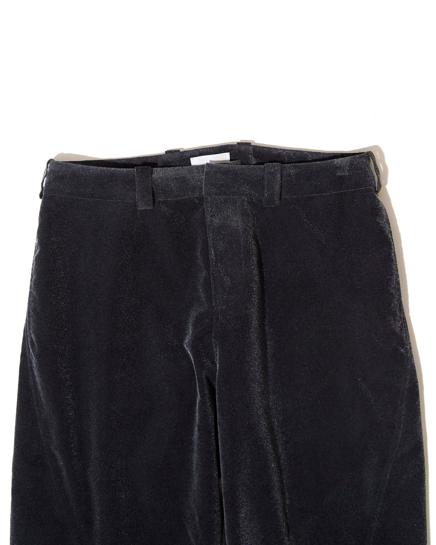 Twisted Seam Trousers - Charcoal Flocked Nylon