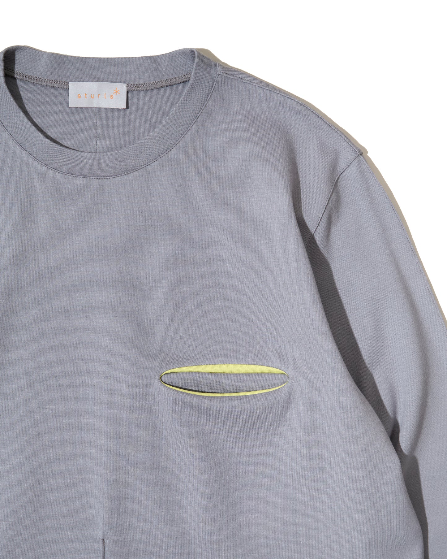 Men's Incision L/S - Grey Cotton Jersey