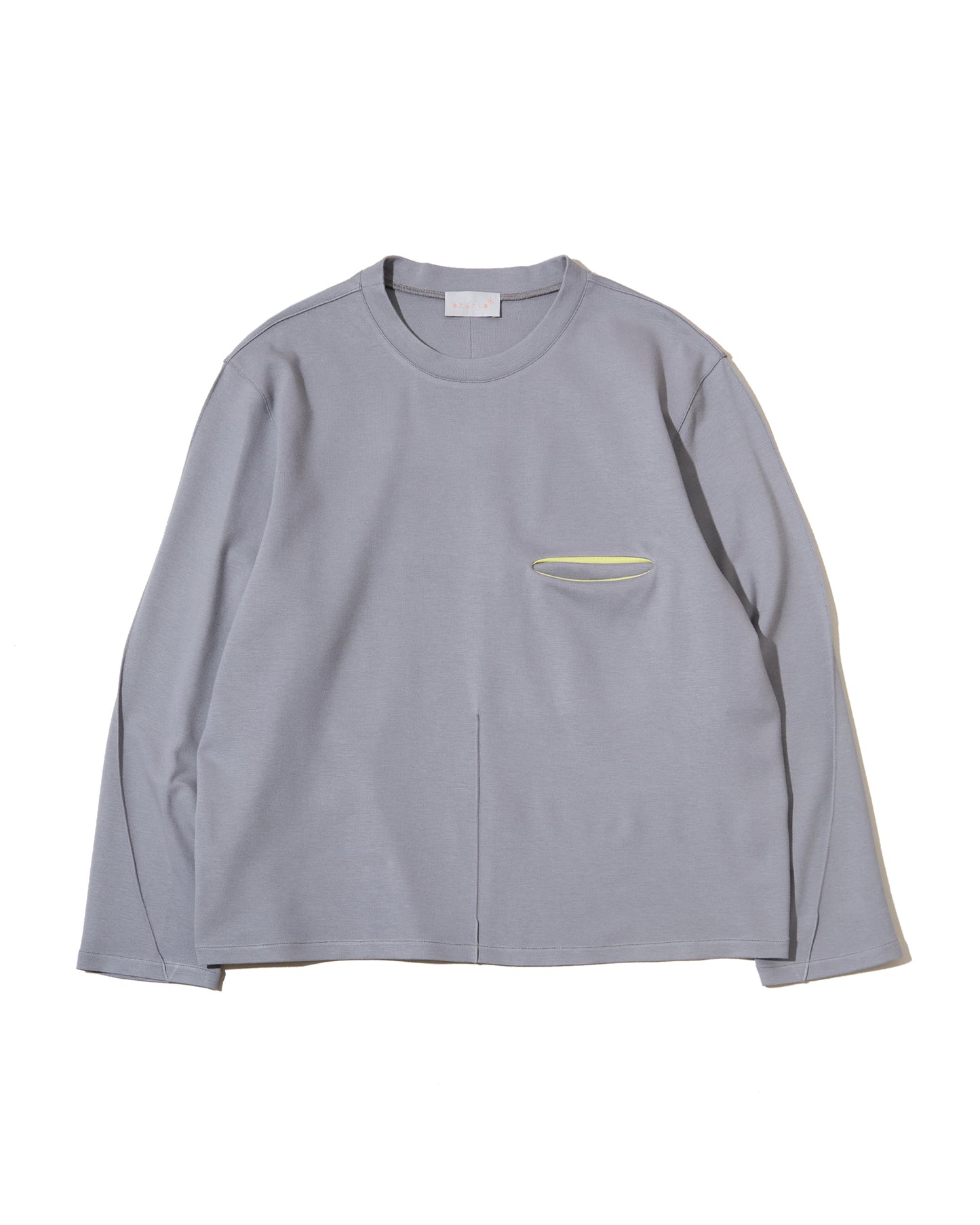Men's Incision L/S - Grey Cotton Jersey