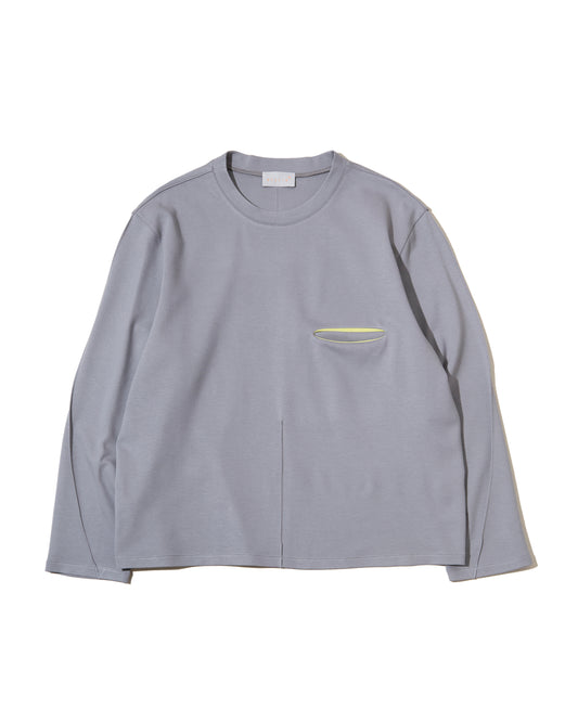 Men's Incision L/S - Grey Cotton Jersey
