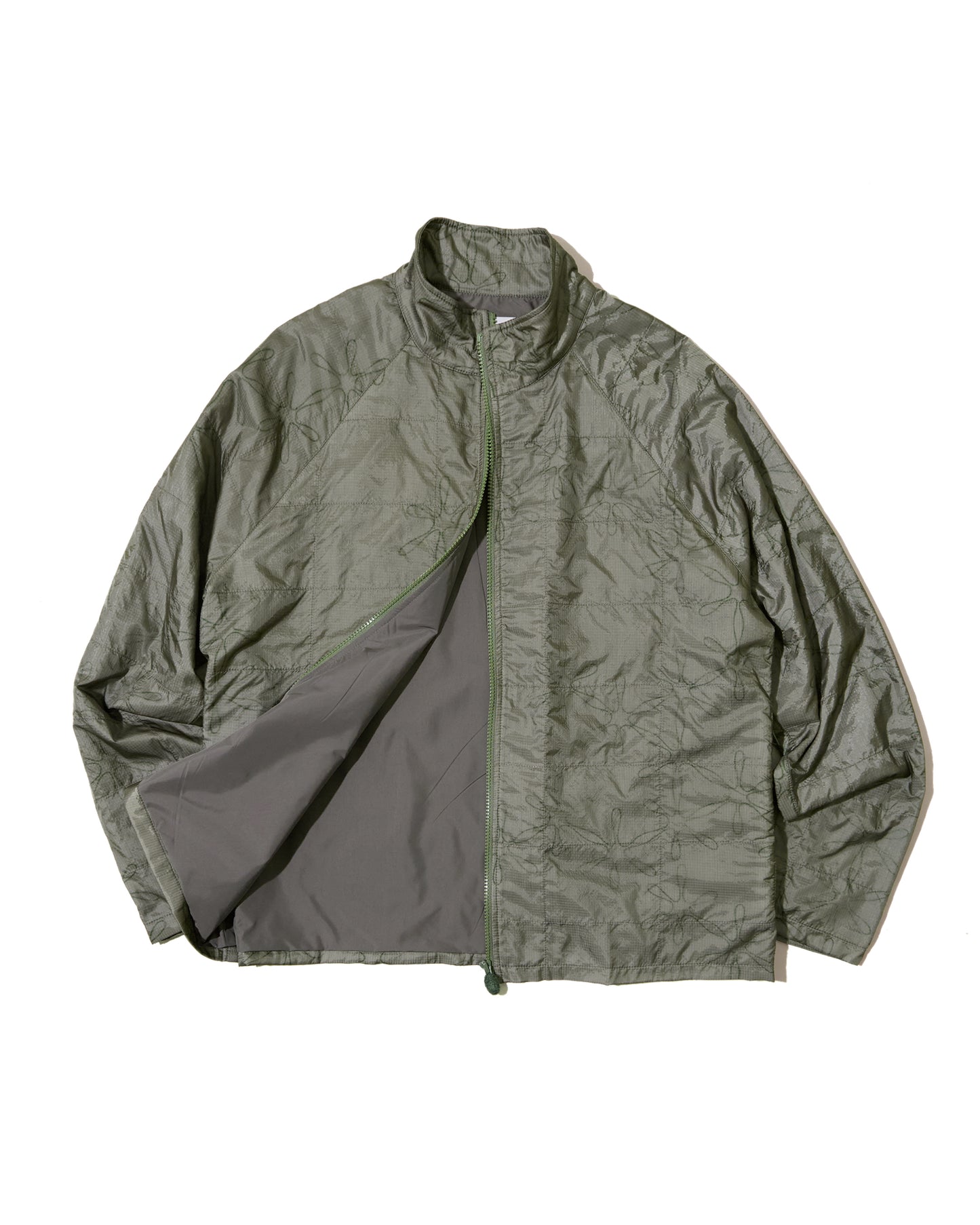 Grid Zip-Up - Grape Leaf Ripstop Nylon
