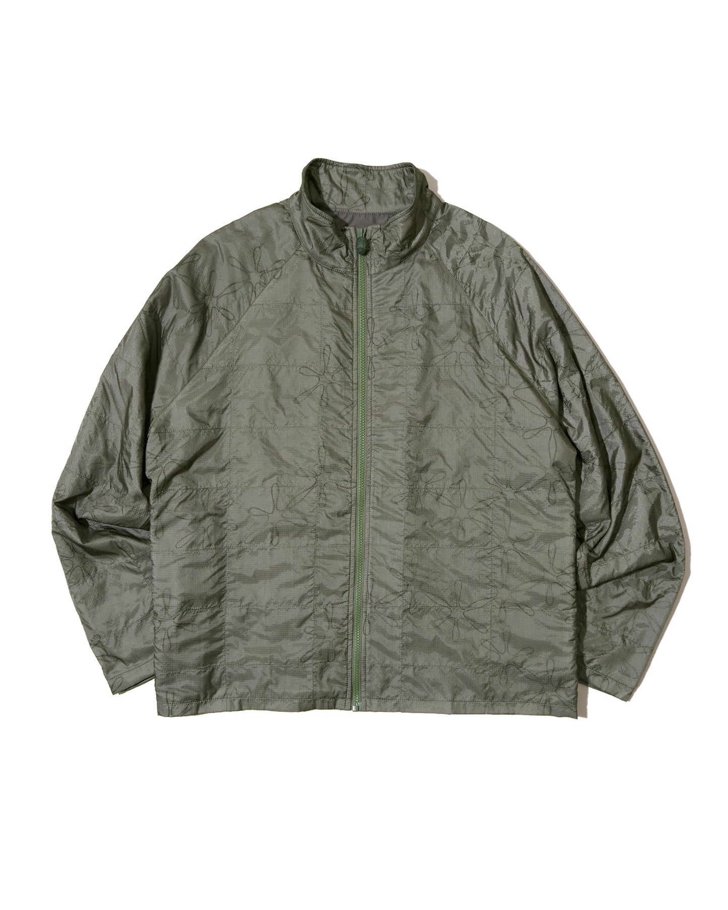 Grid Zip-Up - Grape Leaf Ripstop Nylon