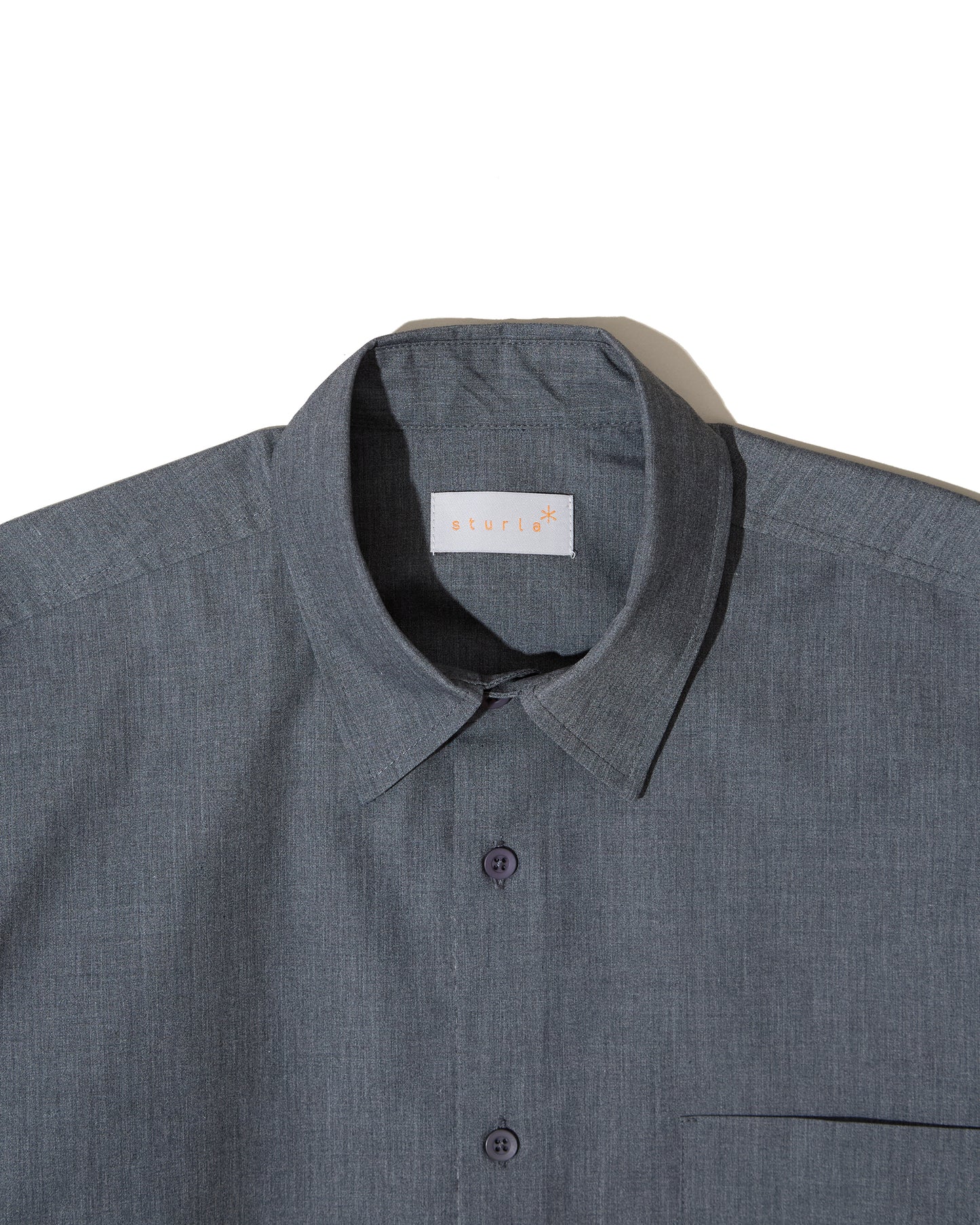 L/S Button Up Shirt - Iron Gate Technical Cotton Canvas